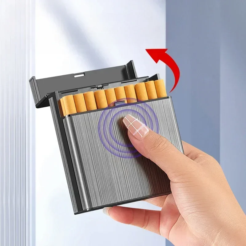 大容量のタバコケース。フリップカバー式で、40本のタバコを収 - Smoking & Vaping Accessories のレビューと価格