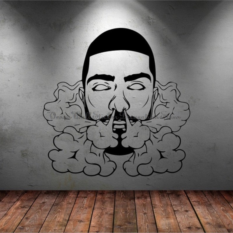 吸う喫煙ウォールステッカーストア水ギセル電子タバコストア看板 - Vaping Store のレビューと価格