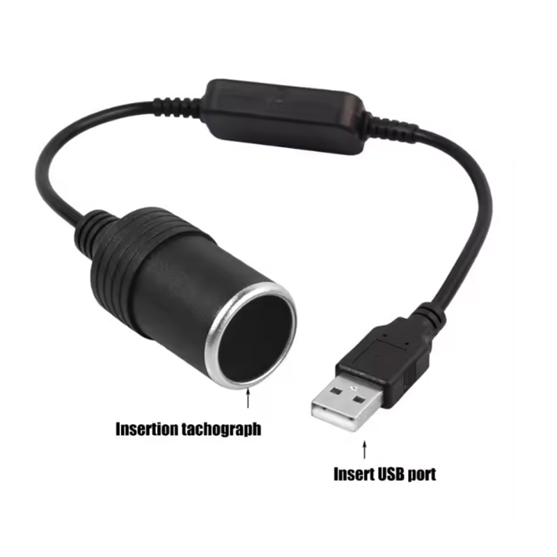 1pc 5V 2A USB から 12V シガーライターソケ - Accessories For Vaping のレビューと価格