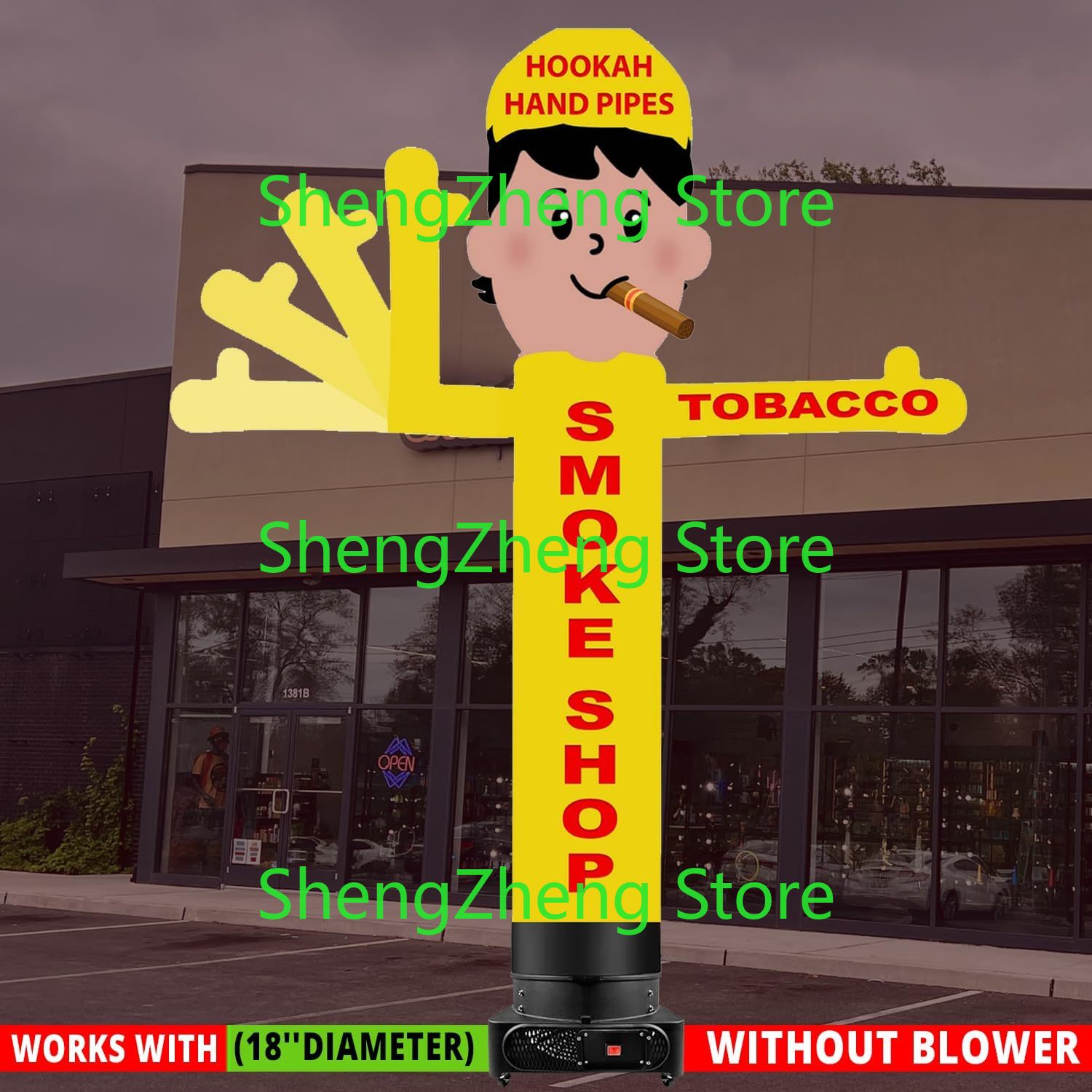 1個入り 8フィート スモークショップ ウェイキーウェイビン - Vaping Store のレビューと価格
